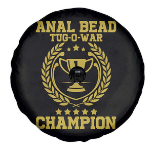 Funny #1 Anal Bead Tug O War Champion Spare Tire Cover Adult Humor Cringe - PrintYourWear Diameter: 26 inches Camera Hole Size: No hole