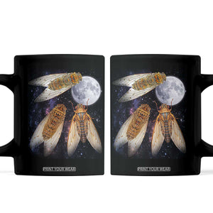Funny 3 Cicadas Concert Fest Moon Cicada Reunion Coffee Mug TS11 Black Print Your Wear