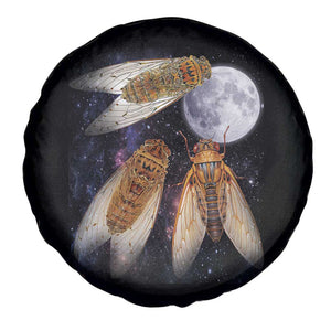 Funny 3 Cicadas Concert Fest Moon Cicada Reunion Spare Tire Cover TS11 Print Your Wear