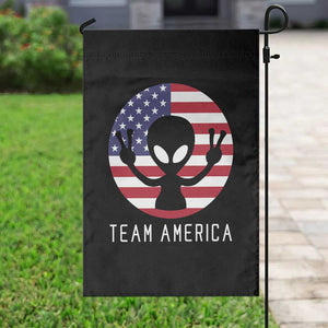 Funny 4th Of July Alien Garden Flag Team America USA Flag UFO TS11 Print Your Wear