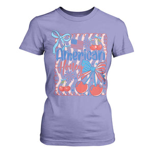 Funny 4th Of July American Honey T Shirt For Women USA Independence Day Coquette TS11 Violet Print Your Wear