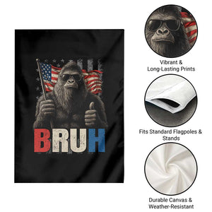 Funny 4th Of July Bigfoot Bruh Garden Flag Patriotic Sasquatch American US Flag TS11 Print Your Wear