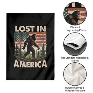 Funny 4th Of July Bigfoot Lost In America Garden Flag Patriotic Sasquatch US Flag Fireworks TS11 Print Your Wear