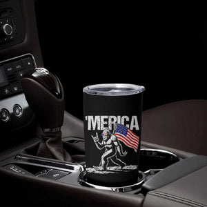 Funny 4th Of July Bigfoot Merica Tumbler Cup Patriotic Sasquatch American US Flag TS11 Print Your Wear