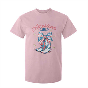Funny 4th Of July Country Cowgirl T Shirt For Kid American Girly Western Cowboy Boots TS11 Light Pink Print Your Wear