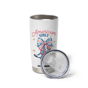 Funny 4th Of July Country Cowgirl Tumbler Cup American Girly Western Cowboy Boots TS11 Print Your Wear