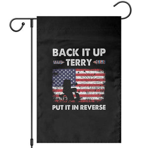 Funny 4th Of July Garden Flag Back Up Terry Put It In Reverse Firework TS02 Black Print Your Wear