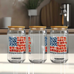 Funny 4th Of July Pregnancy Announcement Glass Can Growing An American Baby USA Flag Flowers TS11 Print Your Wear