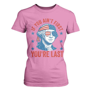 Funny 4th Of July T Shirt For Women George Washington Stay Strapped Or Get Clapped TS10 Azalea Print Your Wear