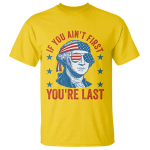 Funny 4th Of July T Shirt George Washington Stay Strapped Or Get Clapped TS10 Daisy Print Your Wear