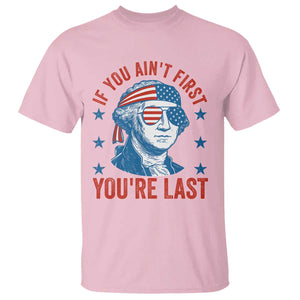 Funny 4th Of July T Shirt George Washington Stay Strapped Or Get Clapped TS10 Light Pink Print Your Wear