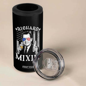 Funny 4th of July 4 in 1 Can Cooler Tumbler Richard Mixin Patriotic Nixon Bartender American Flag TS10 Print Your Wear