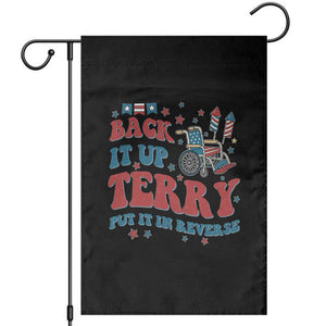 Funny 4th of July Back It Up Terry Put It In Reverse Garden Flag TS10 Black Print Your Wear
