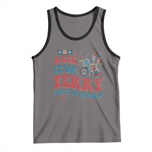 Funny 4th of July Back It Up Terry Put It In Reverse Tank Top TS10 Deep Heather Black Print Your Wear