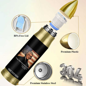 Funny 4th of July Bullet Tumbler Thomas Jefferson That's Due Tomorrow? TS10 Print Your Wear