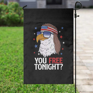 Funny 4th of July Garden Flag Patriotic Bald Eagle You Free Tonight TS10 Print Your Wear
