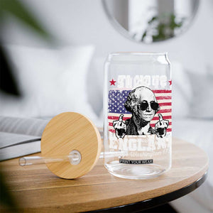 Funny 4th of July George Washington Glass Can Suck It England 1776 TS10 Print Your Wear