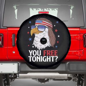 Funny 4th of July Spare Tire Cover Patriotic Bald Eagle You Free Tonight TS10 Black Print Your Wear