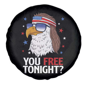 Funny 4th of July Spare Tire Cover Patriotic Bald Eagle You Free Tonight TS10 Print Your Wear