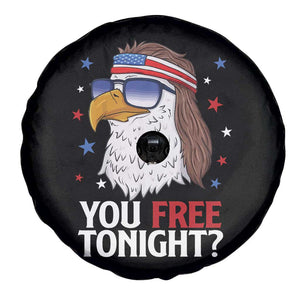 Funny 4th of July Spare Tire Cover Patriotic Bald Eagle You Free Tonight TS10 Print Your Wear