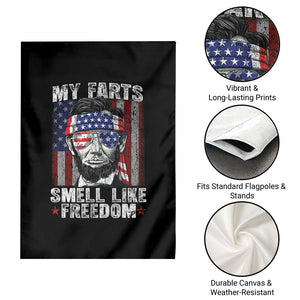 Funny Abe Lincoln 4th Of July Garden Flag My Farts Smell Like Freedom American Flag TS10 Print Your Wear