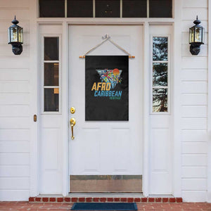 Funny Afro Caribbean Heritage Garden Flag Caribbean Island Pride Flags Palm Tree TS11 Print Your Wear