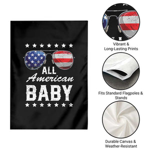 Funny All American Baby 4th Of July Garden Flag Family Matching Sunglasses TS11 Print Your Wear