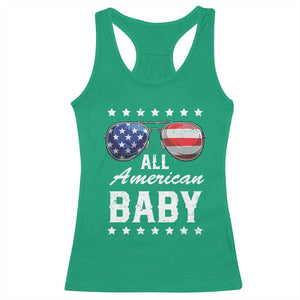 Funny All American Baby 4th Of July Racerback Tank Top Family Matching Sunglasses TS11 Irish Green Print Your Wear