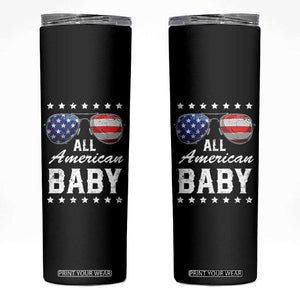 Funny All American Baby 4th Of July Skinny Tumbler Family Matching Sunglasses TS11 Black Print Your Wear