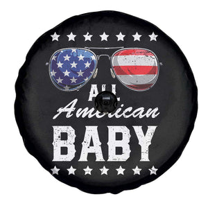 Funny All American Baby 4th Of July Spare Tire Cover Family Matching Sunglasses TS11 Print Your Wear