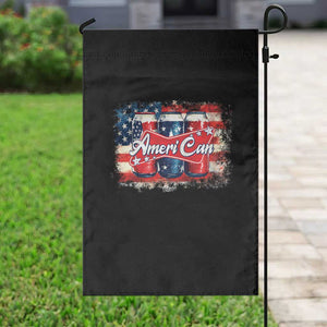 Funny AmeriCan Beer 4th of July Drinking Garden Flag American Flag USA Beer Can TS11 Print Your Wear