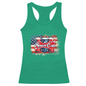 Funny AmeriCan Beer 4th of July Drinking Racerback Tank Top American Flag USA Beer Can TS11 Irish Green Print Your Wear