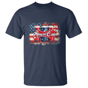Funny AmeriCan Beer 4th of July Drinking T Shirt American Flag USA Beer Can TS11 Navy Print Your Wear