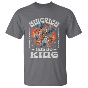 Funny America Has No King 8647 T Shirt Vintage Boho Orange Tiger TS11 Charcoal Print Your Wear