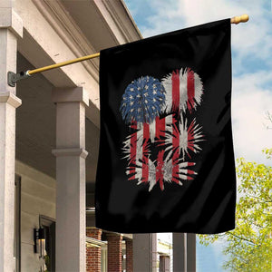 Funny American Fireworks Patriotic July 4th US Flag Garden Flag TS11 Print Your Wear