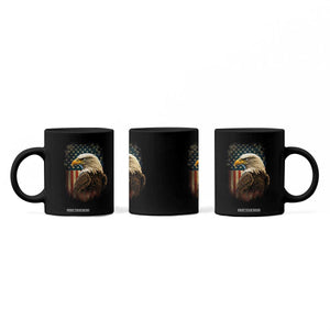 Funny American Flag Bald Eagle Patriotic 4th of July Coffee Mug TS11 Print Your Wear