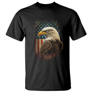 Funny American Flag Bald Eagle Patriotic 4th of July T Shirt TS11 Black Print Your Wear