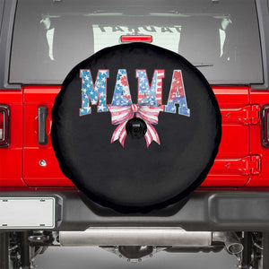 Funny American Patriotic Mama Coquette Spare Tire Cover 4th Of July Mother's Day TS11 Black Print Your Wear