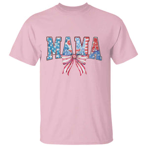 Funny American Patriotic Mama Coquette T Shirt 4th Of July Mother's Day TS11 Light Pink Print Your Wear