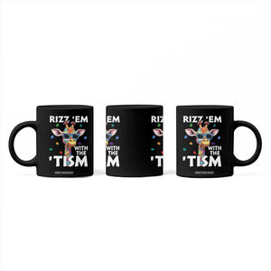 Funny Autism Giraffe Coffee Mug Rizz Em With The Tism TS02 Print Your Wear