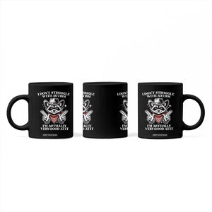 Funny Autistic Raccoon Coffee Mug I Don't Struggle With Autism TS02 Print Your Wear
