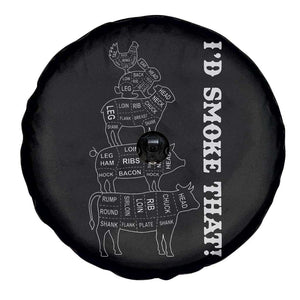 Funny BBQ Spare Tire Cover I'd Smoke That TS10 Print Your Wear