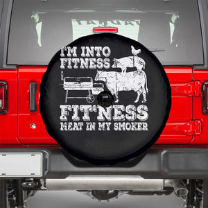 Funny BBQ Spare Tire Cover Meat Smoking Barbeque Griller Grilling Gifts TS10 Black Print Your Wear