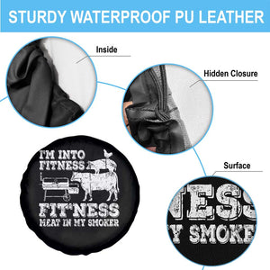 Funny BBQ Spare Tire Cover Meat Smoking Barbeque Griller Grilling Gifts TS10 Print Your Wear