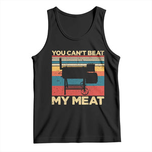Funny BBQ Tank Top You Can't Beat My Meat Dad Grill Gift TS10 Black Print Your Wear