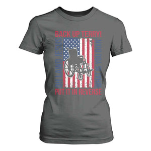 Funny Back Up Terry Put It In Reverse T Shirt For Women Oh Lawd Jesus What Is You Doin TS11 Dark Heather Print Your Wear