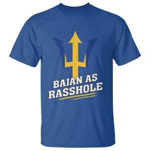 Funny Bajan As Rasshole T Shirt Barbados Tridents TS11 Royal Blue Print Your Wear