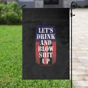 Funny Beer American Flag 4th of July Garden Flag Merica Drinking USA TS10 Print Your Wear
