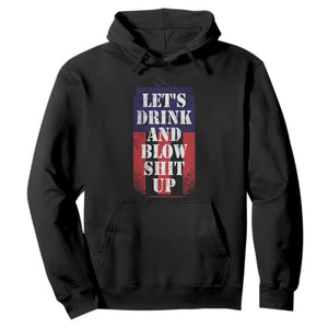 Funny Beer American Flag 4th of July Hoodie Merica Drinking USA TS10 Black Print Your Wear