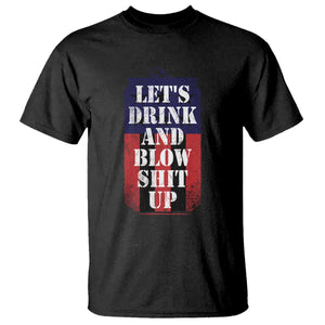 Funny Beer American Flag 4th of July T Shirt Merica Drinking USA TS10 Black Print Your Wear
